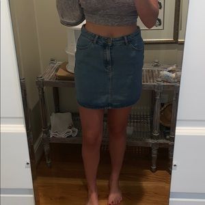 F21 Jean skirt